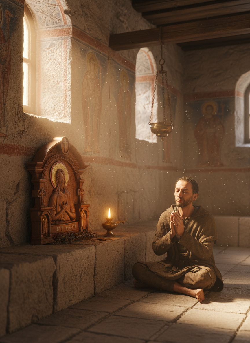 Православная икона Святого Алексия: резная икона из дерева. Хотите купить икону?