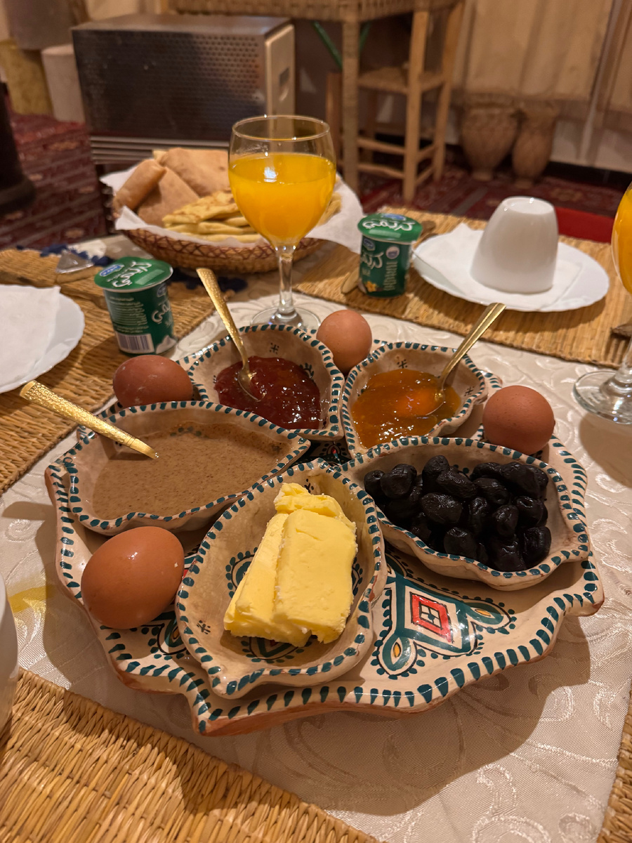 Традиционный марокканский завтрак 