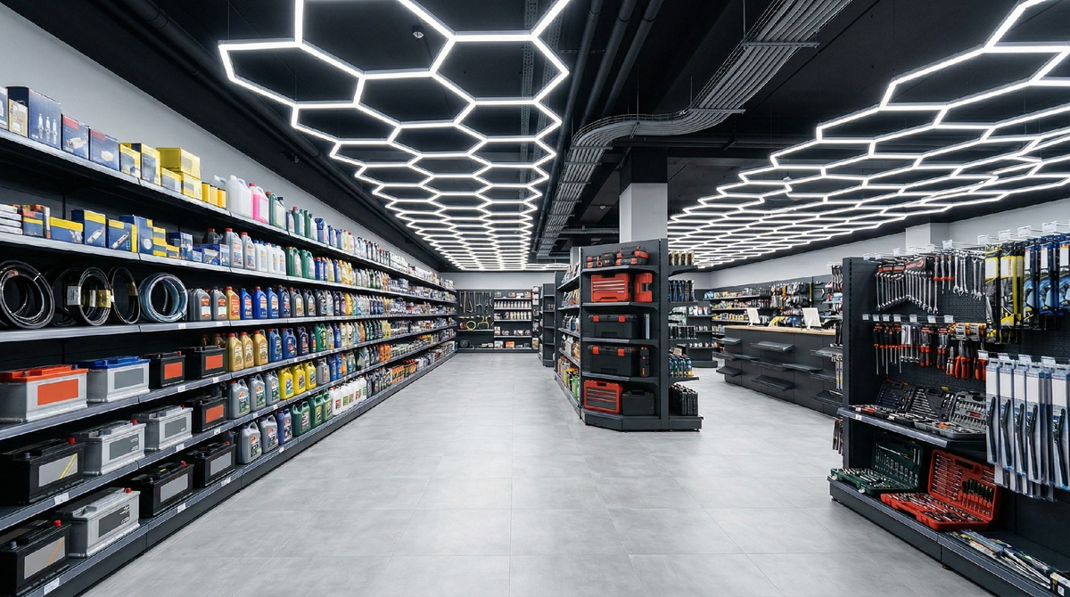 Магазин автозапчастей и аккумуляторов: комплексное оснащение под ключ от ШЕЛФМАРКЕТ