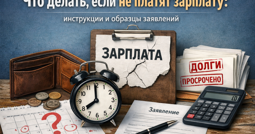 Как взыскать зарплату: пошаговые инструкции и образцы заявлений при задержке выплаты зарплаты