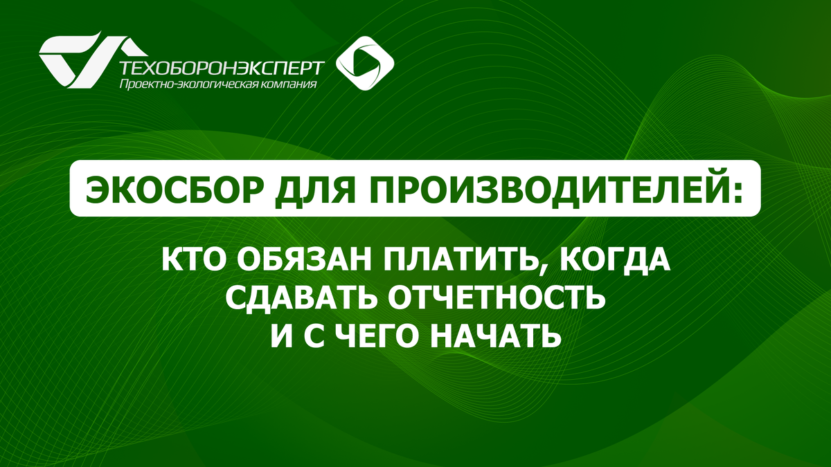 Экосбор для производителей: кто обязан платить, когда сдавать отчетность и с чего начать.