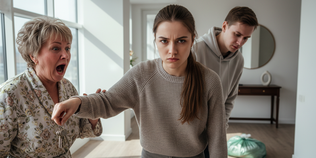 – Хватит визжать! – отрезала Ася, забрав ключи у свекрови. – Ваш «сыночек» сам набрал кредитов!