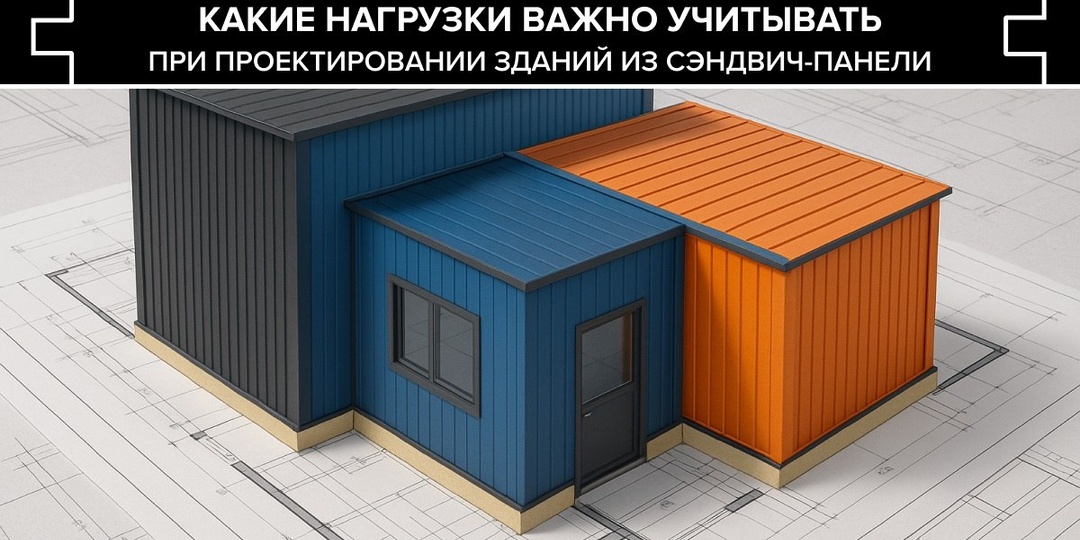 Какие нагрузки важно учитывать при проектировании зданий из сэндвич панели