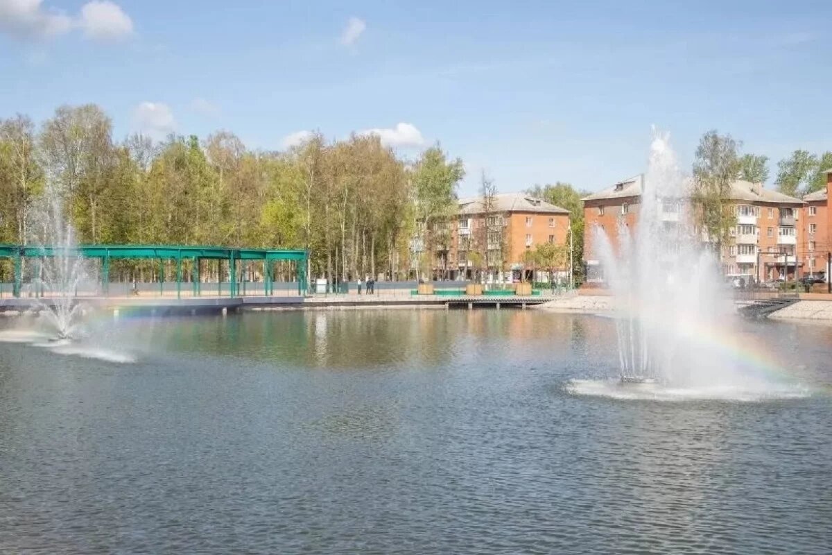    Свиридовский пруд в Узловой стал одним из лучших примеров благоустройства