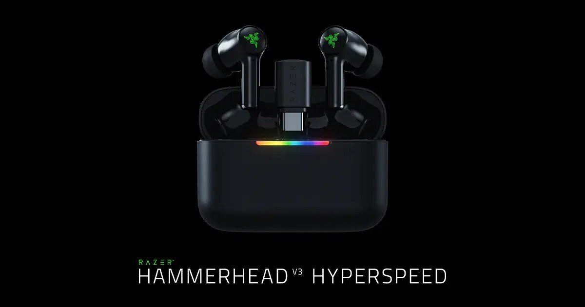    Razer показала Hammerhead V3 HyperSpeed: 2,4 ГГц и Bluetooth 6.0