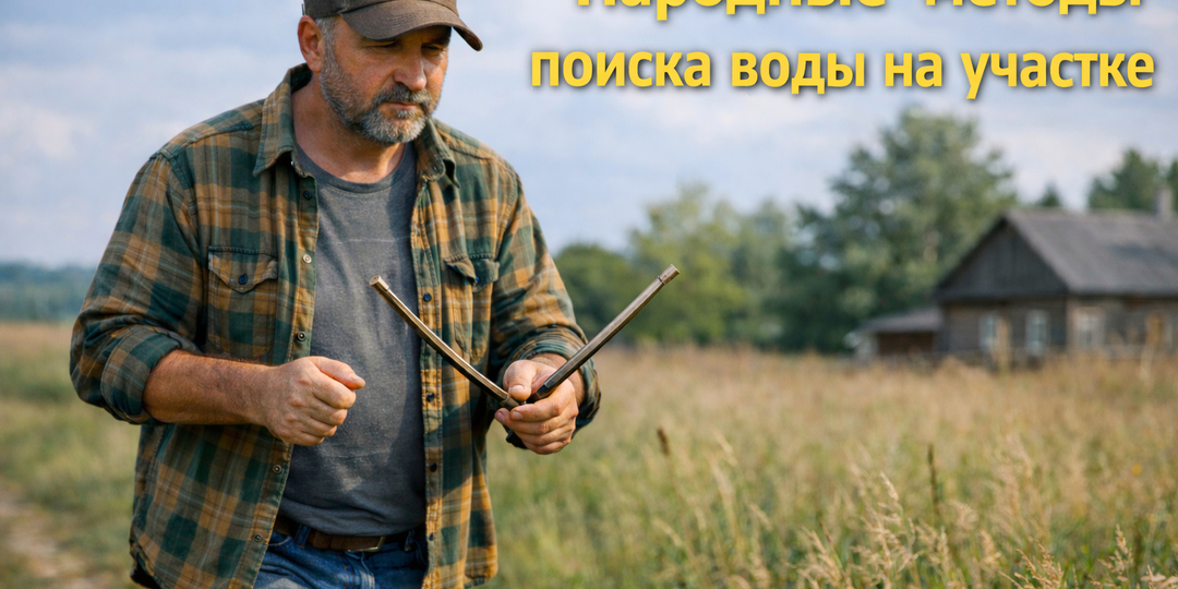 "Народные" методы поиска воды на участке: правда ли, что палка и компас работают? Проверяем лайфхаки.