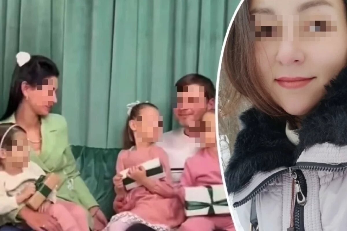    Погибшая малышка — в левом углу (на руках у тёти).