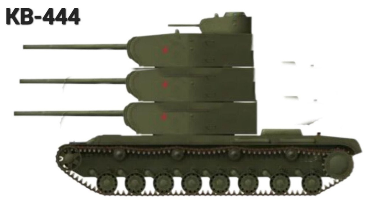 КВ-444 новый мой танк похожий на КВ-222 на базе КВ-4 да и он уже попал на обложку мультиков про танки