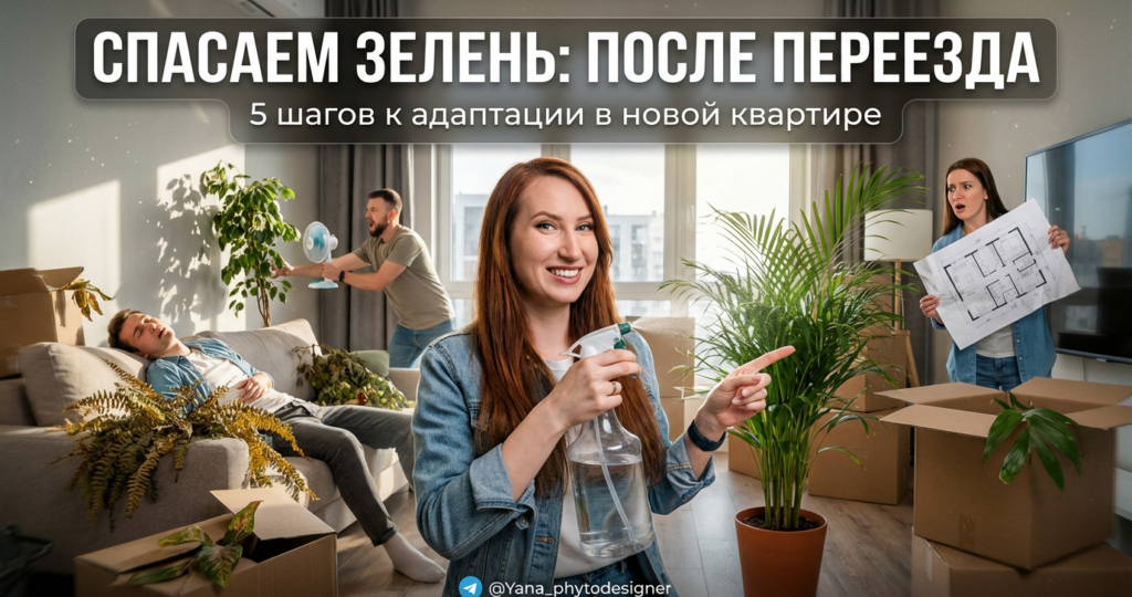 «После переезда растения погибли? 5 шагов, как адаптировать зелень к новой квартире»