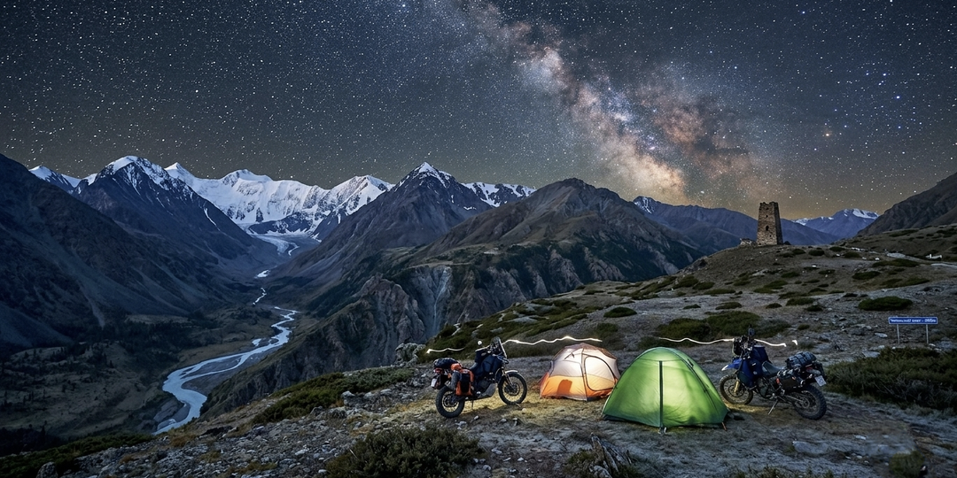 Пустынные ночёвки, мототуризм и дорога, которая остаётся в голове