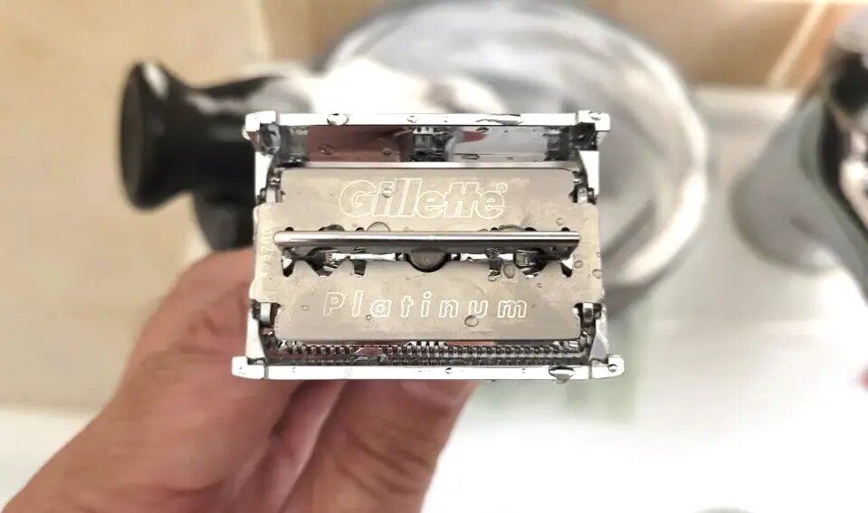 Станок Kurt с лезвием Gillett Platinum