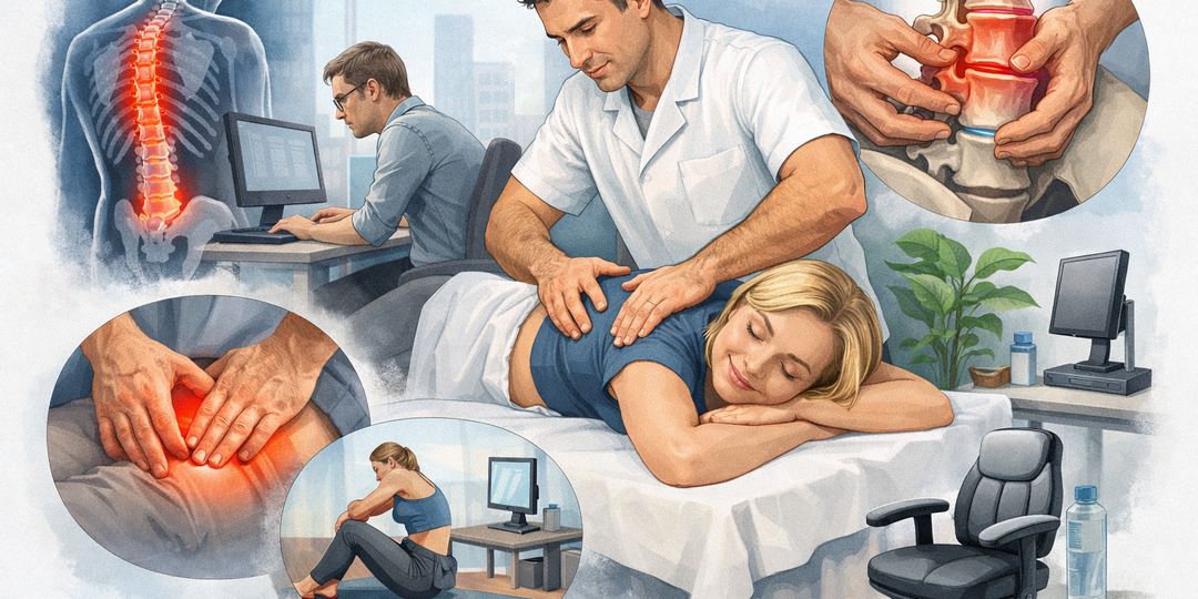Мануальная терапия при болях в спине у офисных работников.