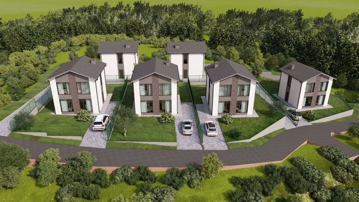 Коттеджный поселок строительной компании По-Строй Сочи