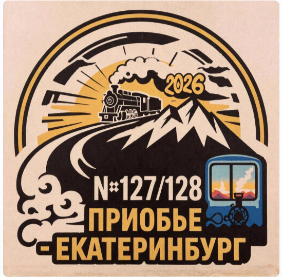 Оставшийся семибалльным поезд №127/128 сообщением Екатеринбург-Приобье