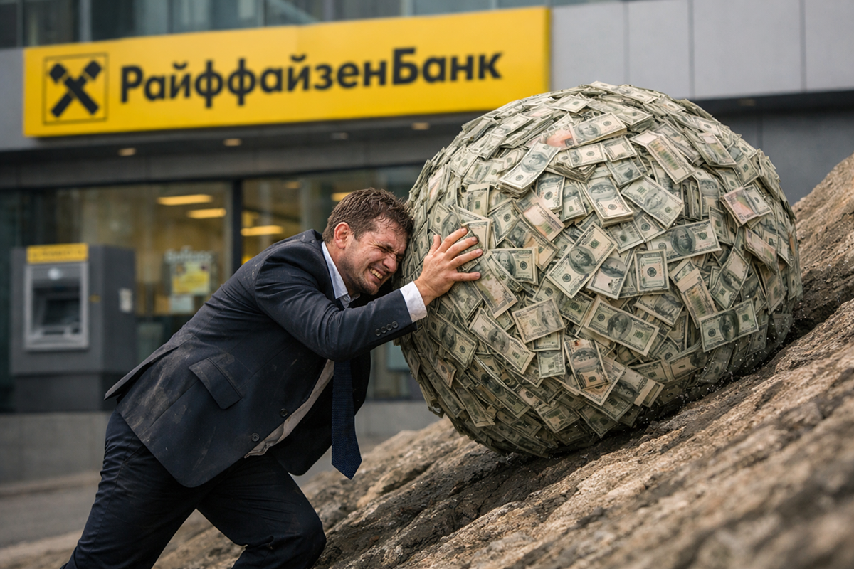   Австрийские банкиры в РФ сравнивают себя с античным мученником. Фото: нейросеть