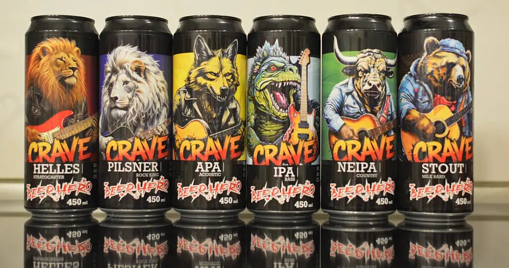 Пиво от "музыкальной" пивоварни Crave Beerhero