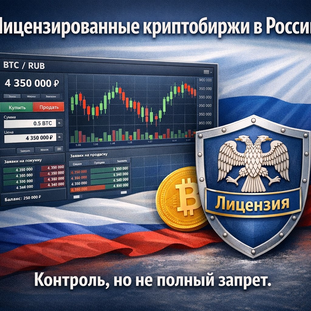 Лицензированные криптобиржи в России