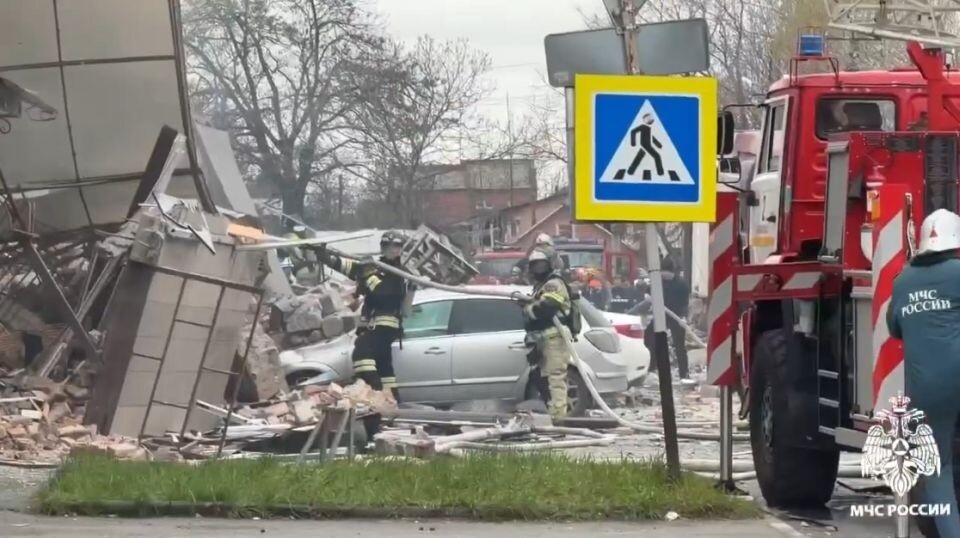    Последствия взрыва во Владикавказе. Источник: МЧС Северной Осетии