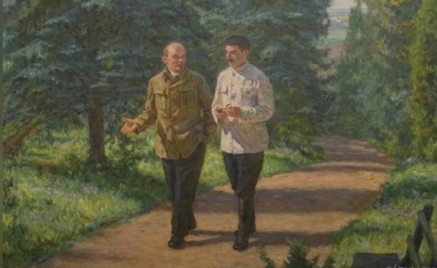 Моравов «Ленин и Сталин» Фото из открытого доступа