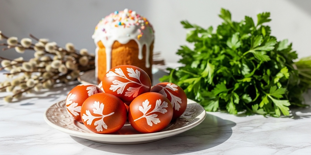 Натурально и роскошно: как покрасить яйца на Пасху.