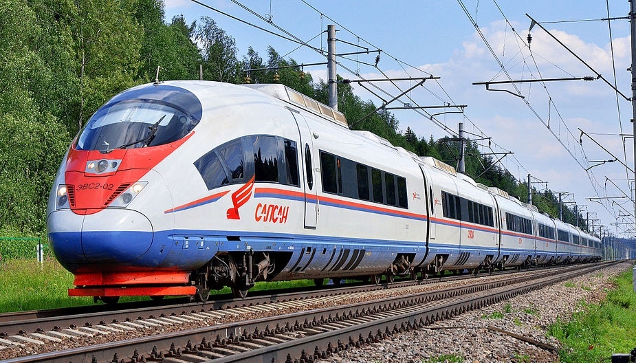 Скоросной поезд "Сапсан" (фото из открытых источников).