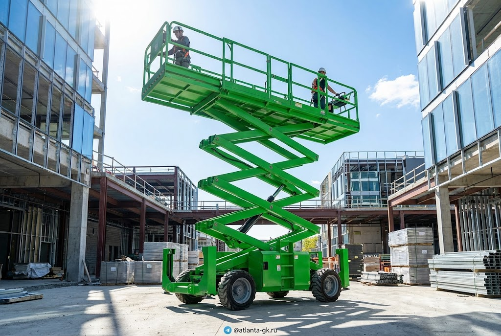    Сравнение затрат на ножничный подъемник Atlanta-gk
