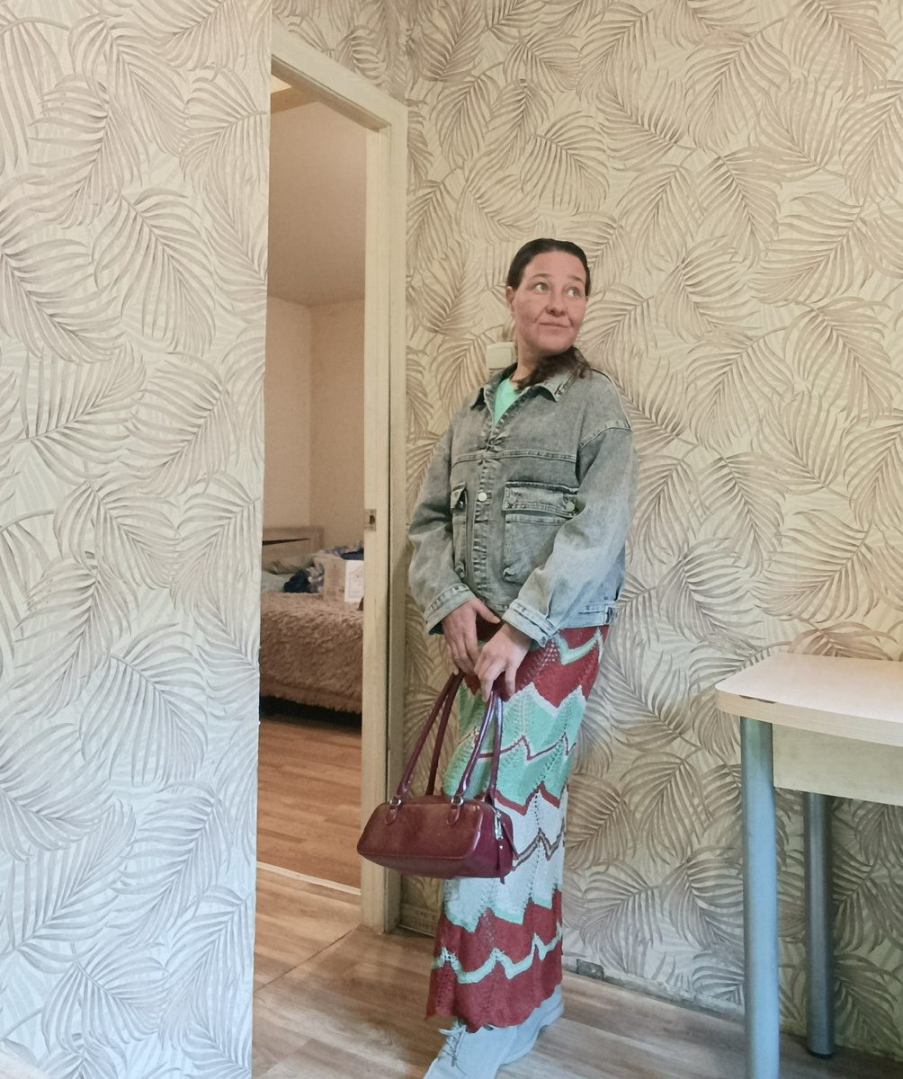 Юбка с узором Миссони 