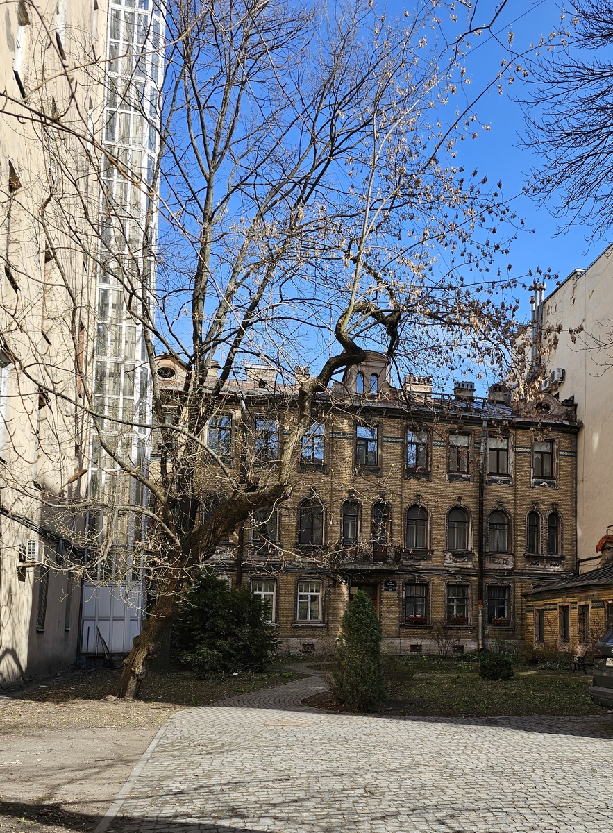 Дом А.Ф. Жено. Год постройки 1906. Архитектурный стиль -Модерн. 