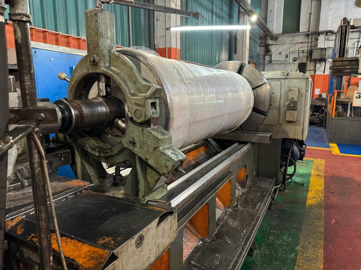 Процесс восстановления шейки вала