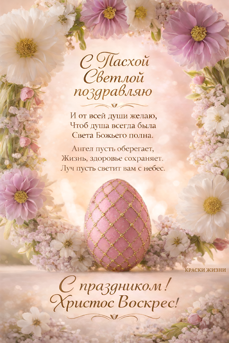 С Пасхой!
