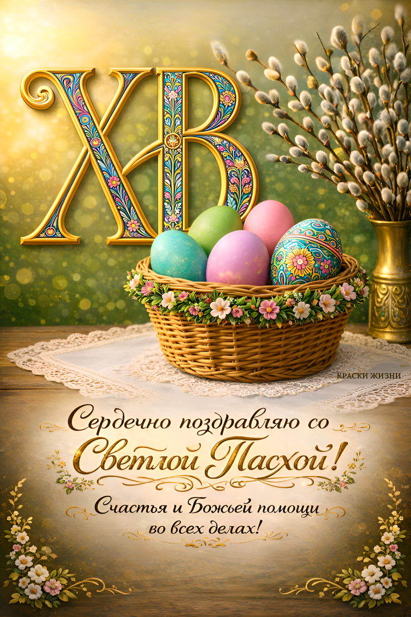 Со Светлой Пасхой!