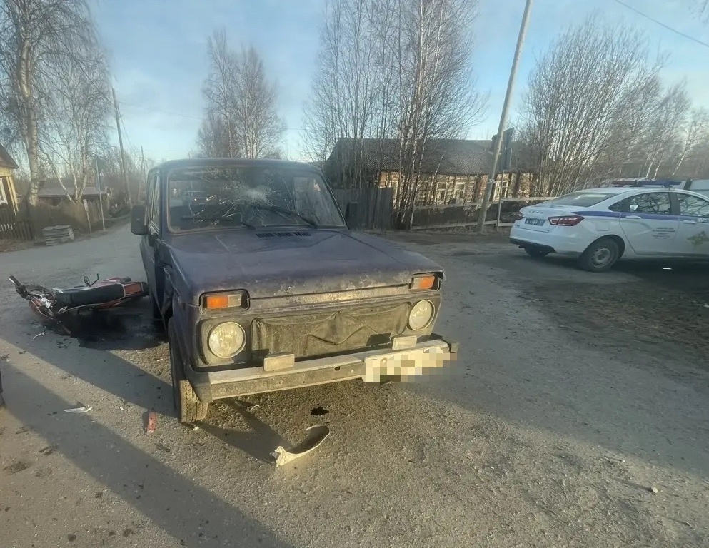    В Карелии за сутки в ДТП пострадали 75-летняя женщина и мотоциклист без прав© ГАИ Карелии