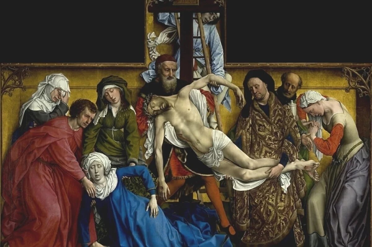    «Снятие с креста» Рогир ван дер Вейден. 1435-1438 гг