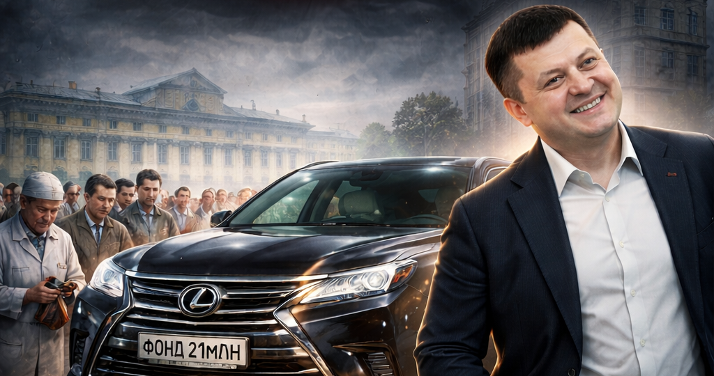 Мэр Уфы ездит на «лексусе» за 21 млн, деньги на который собирал фонд для помощи военнослужащим Российской армии