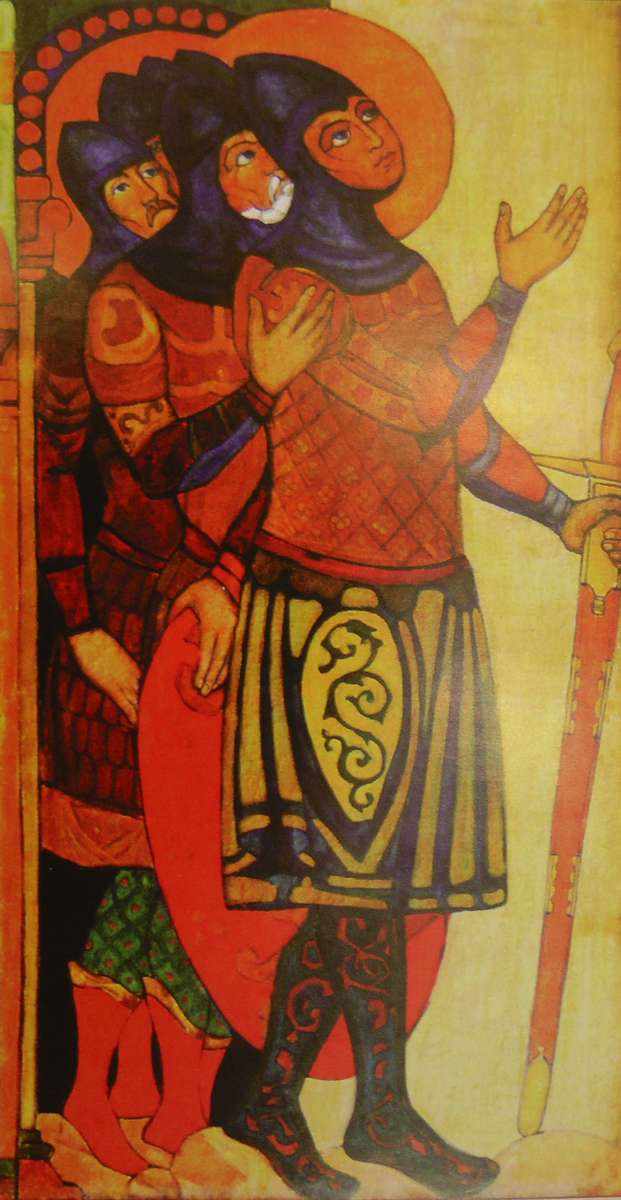 Николай Рерих. «Святые воины», 1912.