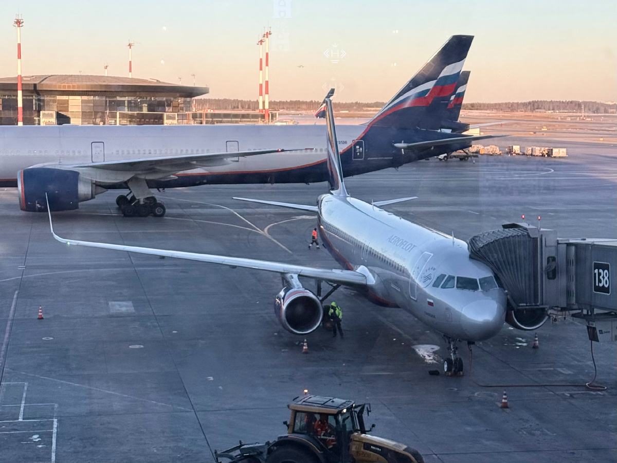 Airbus A320. Аэропорт Шереметьево, Москва