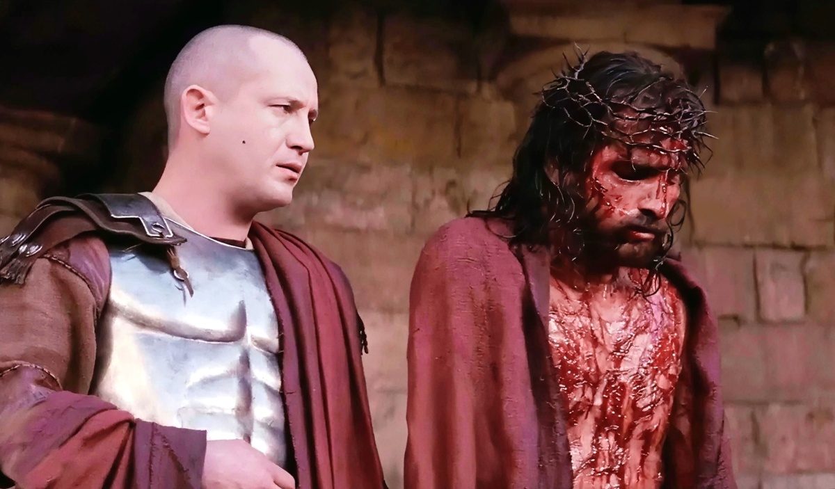 Кадр из фильма «Страсти Христовы» (2006 г., режиссёр Мэл Гибсон).