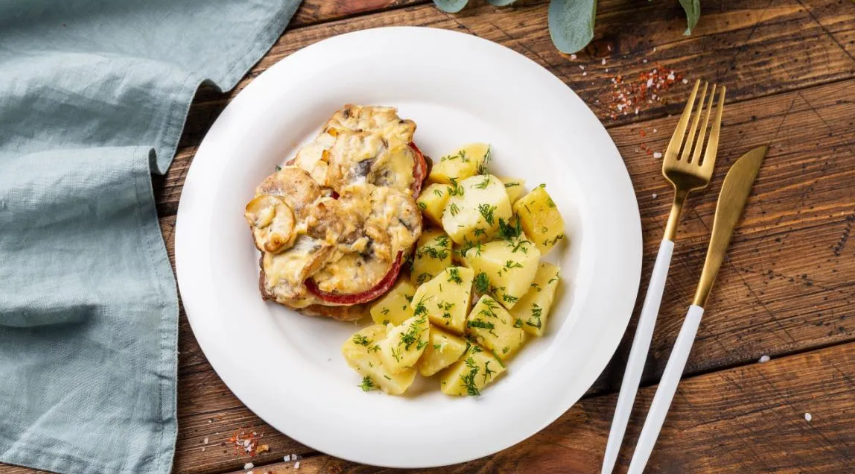 Отбивные с сыром в духовке