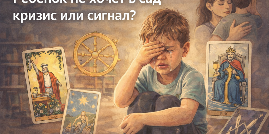 Ребёнок не хочет в сад: кризис или сигнал? Разбираем через Таро
