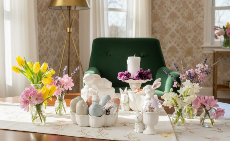 Фигурные подставки для яиц из фарфора и керамики бренда Anna Lafarg