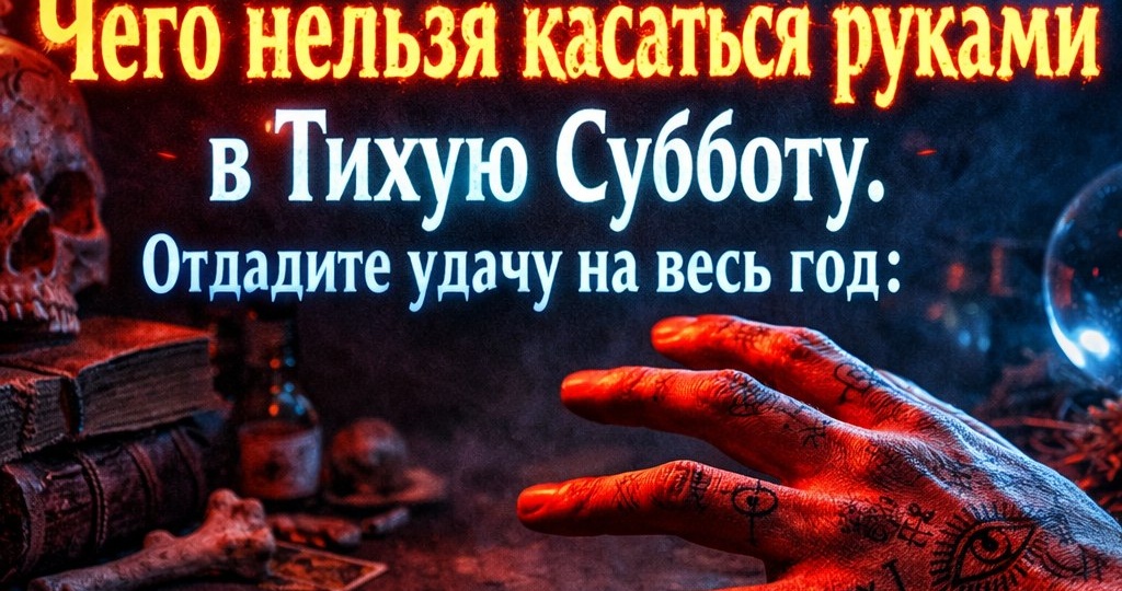 Отдадите удачу на весь год: Чего нельзя касаться руками в Тихую Субботу.