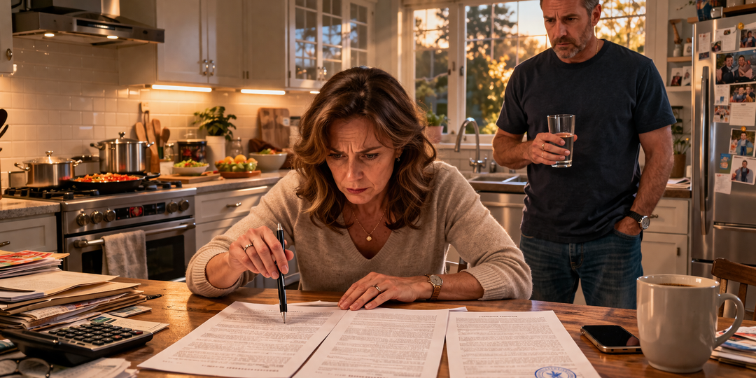 — Подпиши, это просто формальность, — сказал муж… Я прочитала мелкий шрифт и замерла