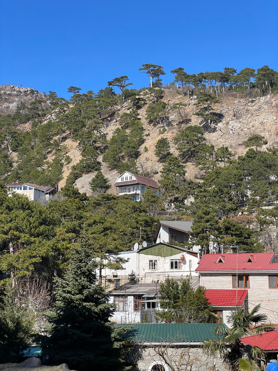 Поселок Восход, по дороге к старту тропы Палласа