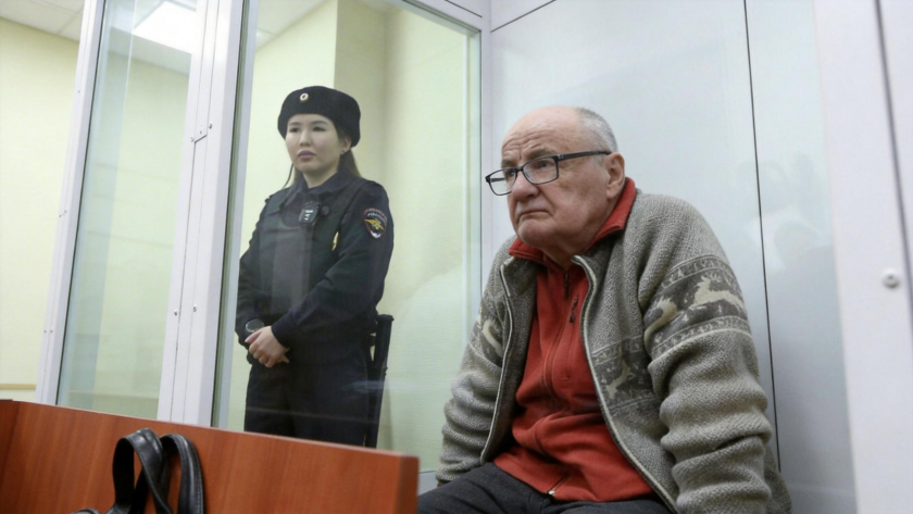    Бывший заместитель министра обороны РФ Павел Попов на заседании 235-го гарнизонного военного суда в Москве | © РИА Новости / Илья Питалев