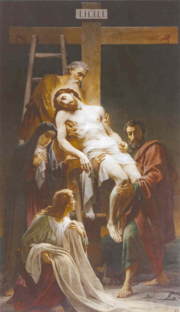 Верещагин. В. П. "Снятие со креста".  1875-1880 годы. Храм Христа Спасителя, Москва.
