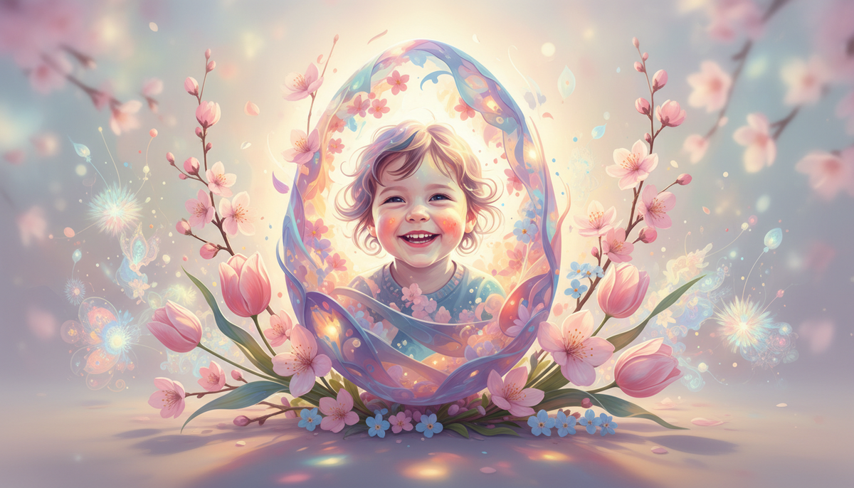Создать ИИ-открытку на Пасху по фотографии