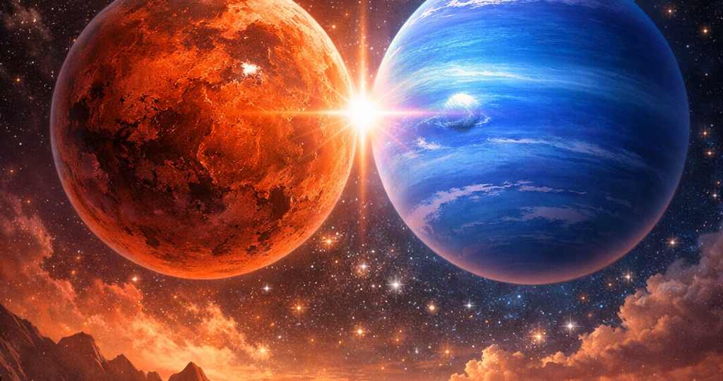 Такого соединения не было 166 лет Марс+Нептун в Овне,что ждет каждый знак зодиака