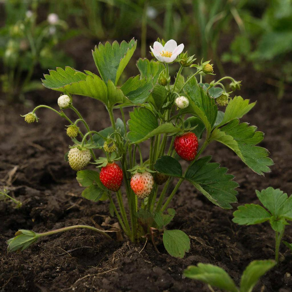 Уход за клубникой весной после зимы 