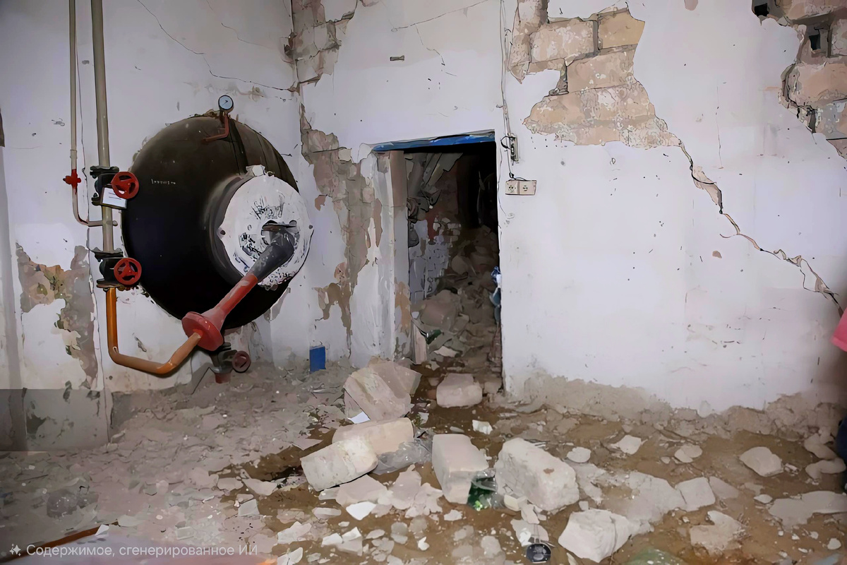 Ночью ударил заморозок, а утром мастер открыл дверь и застыл. Кирпичная перегородка лежала грудой, а стены из сэндвич-панелей прогнулись внутрь, словно кто-то гигантский отхлебнул из трубочки. Взрыва не было. Но физика иногда страшнее взрыва.