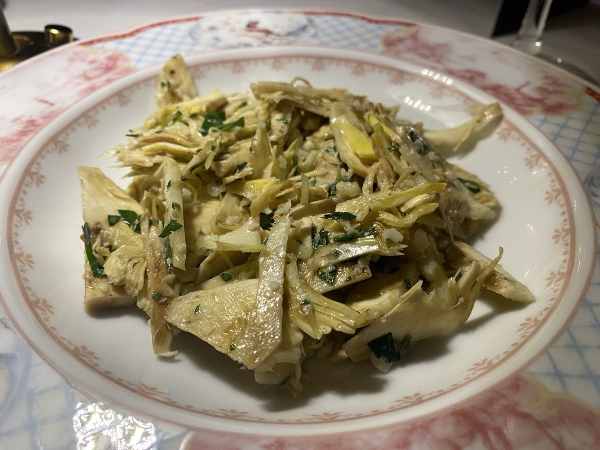 Карпаччо из артишоков 